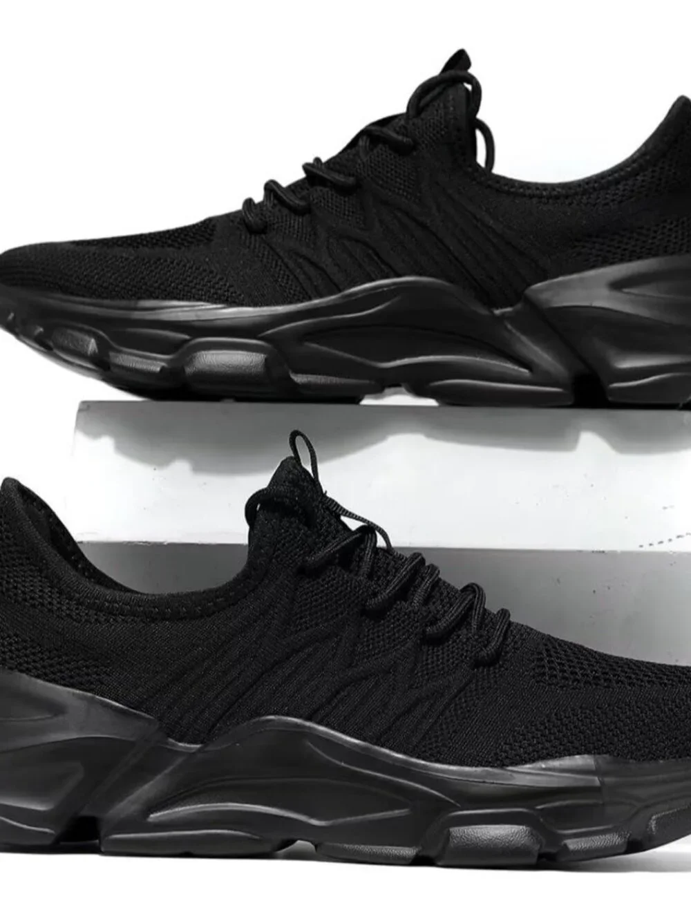 Srenket Men's Running Shoes Non-Slip Breathable Lightweight Athletic Walking Gym